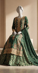 Bahaar | 3 Piece | Stitched | Green