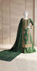 Bahaar | 3 Piece | Stitched | Green