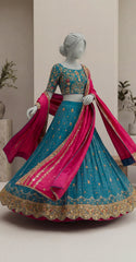 Sapphire | Lehenga | Sky Blue