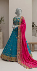 Sapphire | Lehenga | Sky Blue