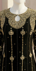 Kehkashaa | Farshi Lehenga | Black