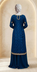 Bahaar | 3 Piece | Stitched | Teal