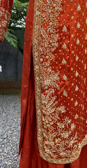 Zarash | 3 Piece | Stitched | Rust