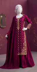 Zarash | 3 Piece | Stitched | Magenta