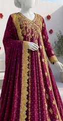 Tarannum | Maxi | Maroon