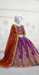 Zenia | Lehenga | Hot Pink