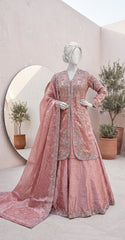 Sraha | 3 Piece | Stitched | Blush
