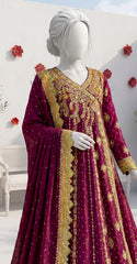 Tarannum | Maxi | Maroon
