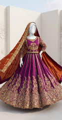 Zenia | Lehenga | Hot Pink