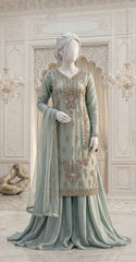 Sehraz | 3 Piece | Stitched Suit | Mint