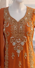 Sehraz | 3 Piece | Stitched Suit | Orange