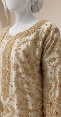 Nysa | 3 Piece | Stitched | Golden