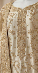 Nysa | 3 Piece | Stitched | Golden