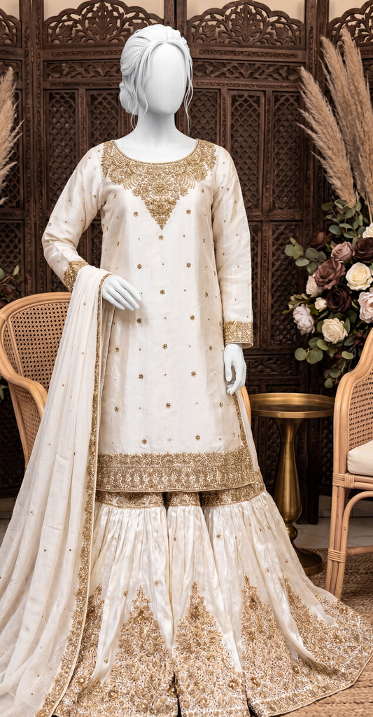 Shifaa | Gharara | Off-White