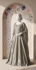 Miraal | Lehenga | Ash Grey