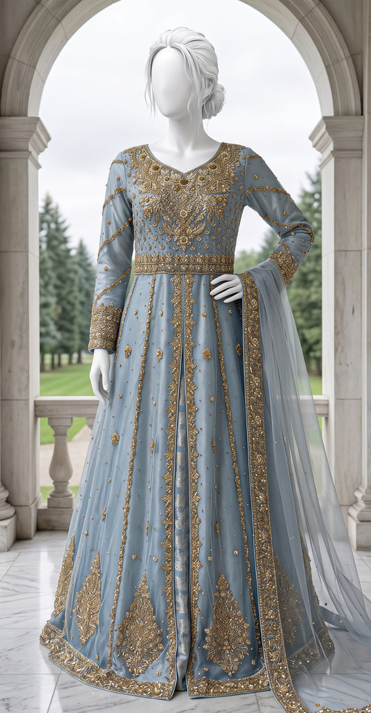 Gulnaar | Maxi | Sky Blue