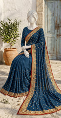 Abeera | Saree | Teal
