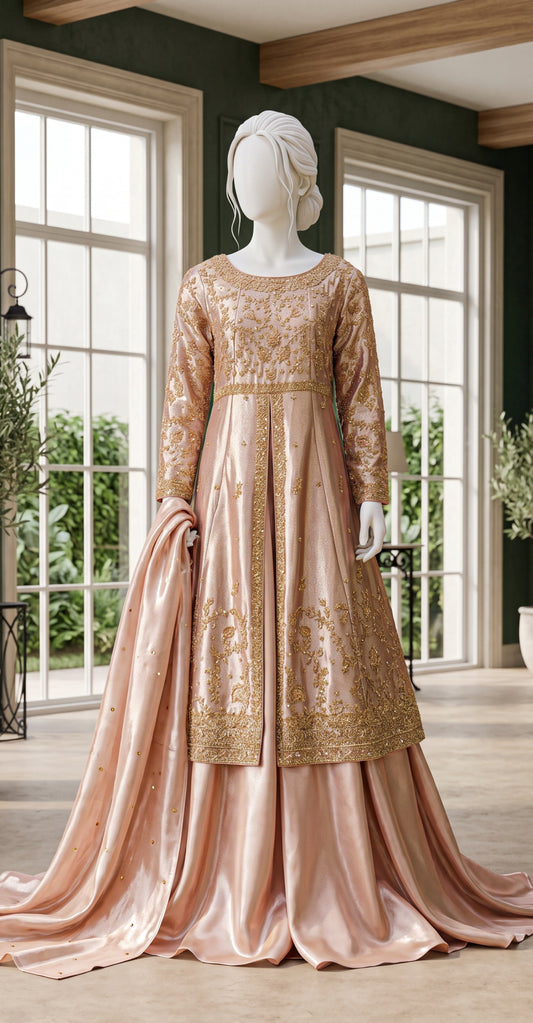 Rania | Lehnga | Peach