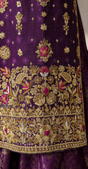 Muskaan | 3 Piece | Stitched | Burgundy