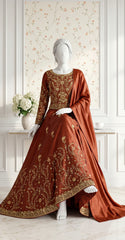 Nayaab | Lehnga | Rust