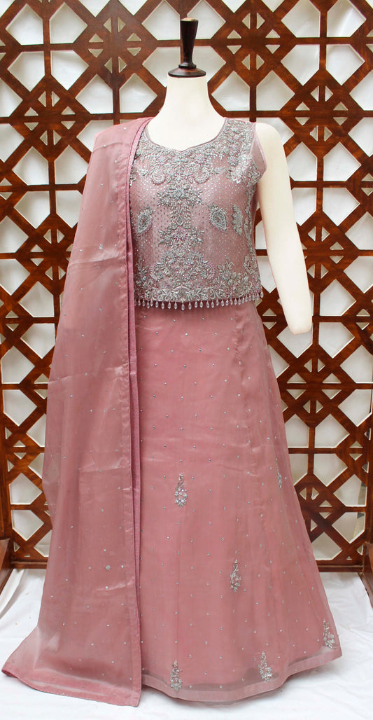 Manal | Lehenga | Blush Pink