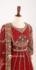 Zenia | Lehenga | Rust