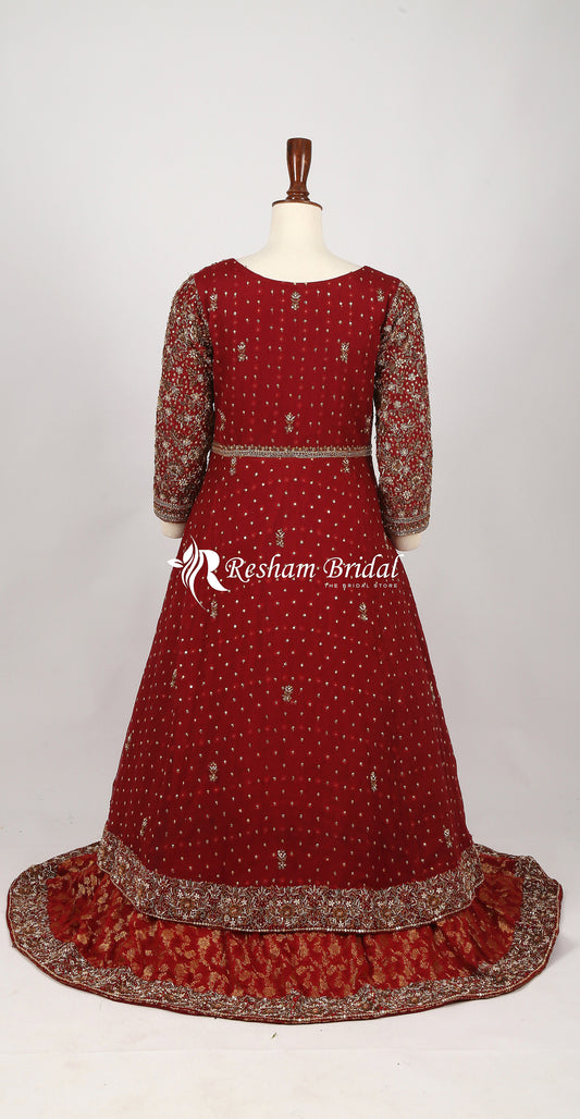 Narmeena | Farshi Lehenga | Rust