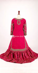 Humaira | Farshi Lehenga | Hot Pink