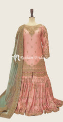 Tabassum | Gharara | Peach