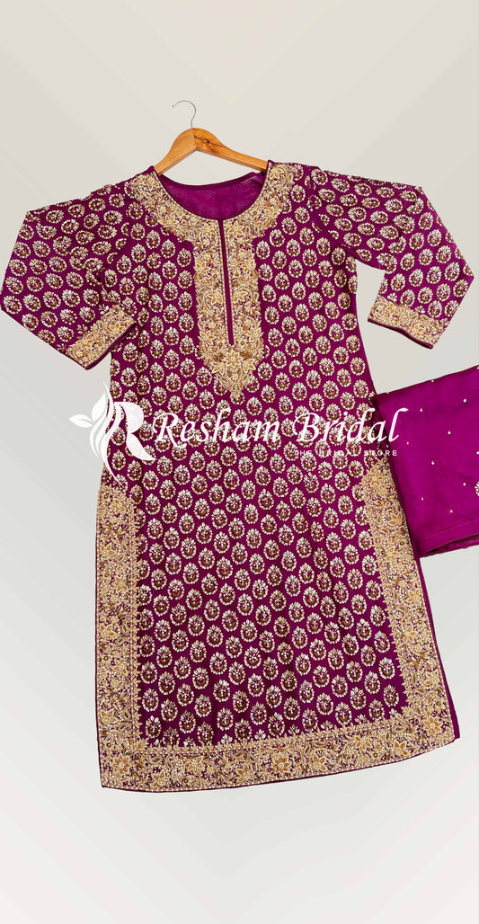 Neda | 3 Piece | Stitched | Hot Pink