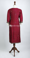 Alizeh | 3 Piece | Stitched | Maroon