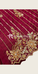 Rosina | 3 Piece | Stitched | Red