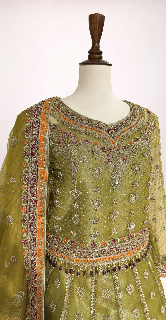 Rang e Mughal | Lehenga | Dhani