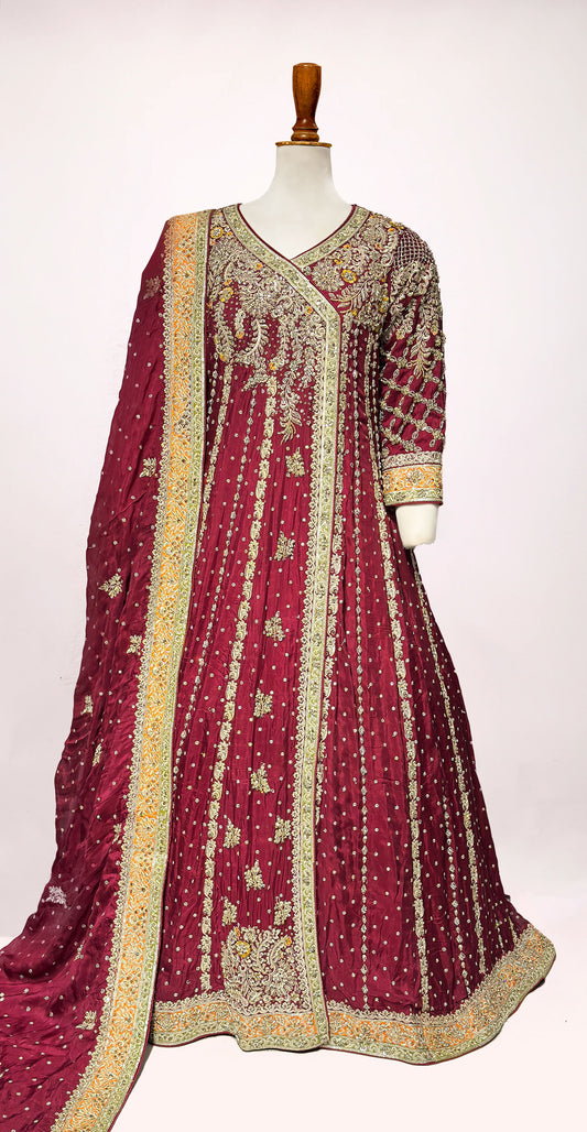 Tarannum | Maxi | Maroon