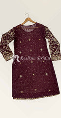 Savana | 3 Piece | Stitched | Maroon