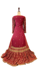 Noor Bano | Farshi Lehenga | Red