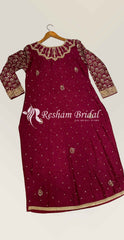 Nashwa | 3 Piece | Stitched | Red