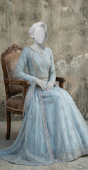 Dastaan | Lehenga | Stitched | Sky Blue