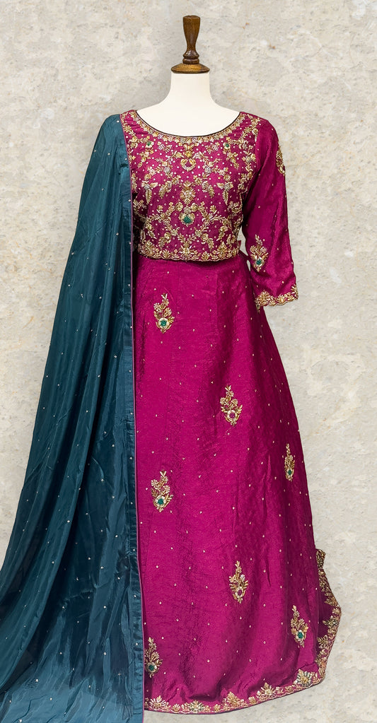 Sapphire  | Lehenga | Hot Pink