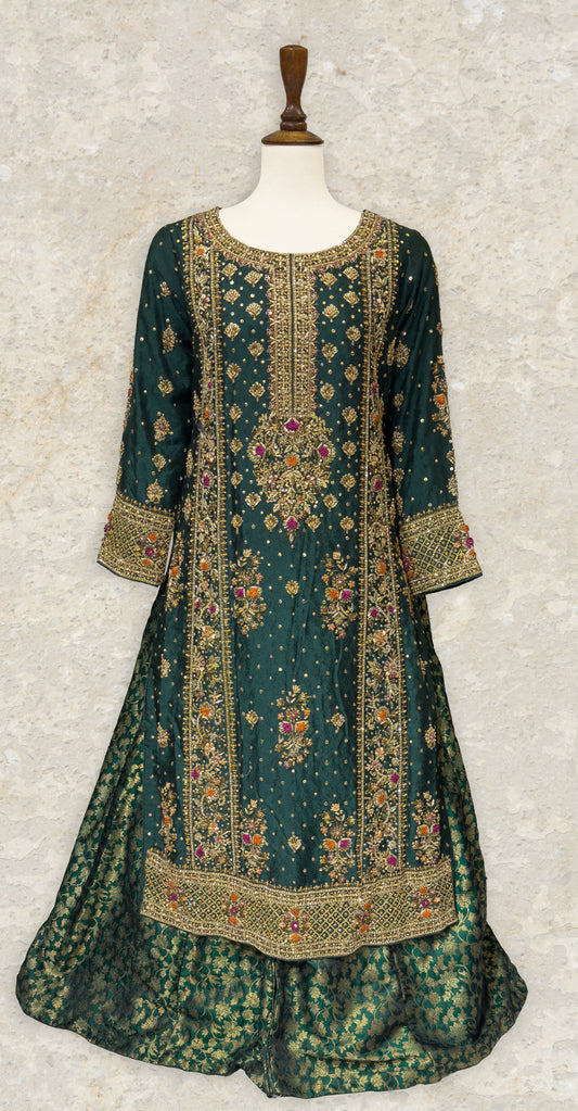 Bahaar | 3 Piece | Stitched | Green