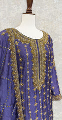 Aghaaz | 3 Piece | Stitched | Lavender