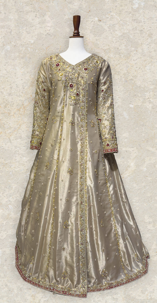 Sonehra | Maxi | Golden & Mehroon