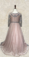 Fariha | Maxi | Stitched | Soft Peach