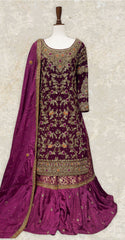 Resham | Farshi Lehenga | Magenta