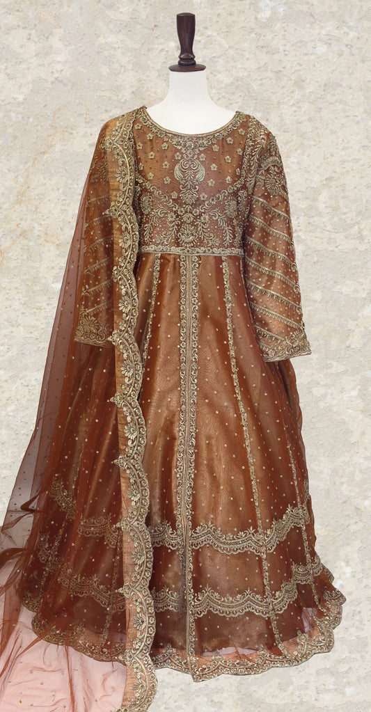 Shanaya | Maxi | Stitched | Rust