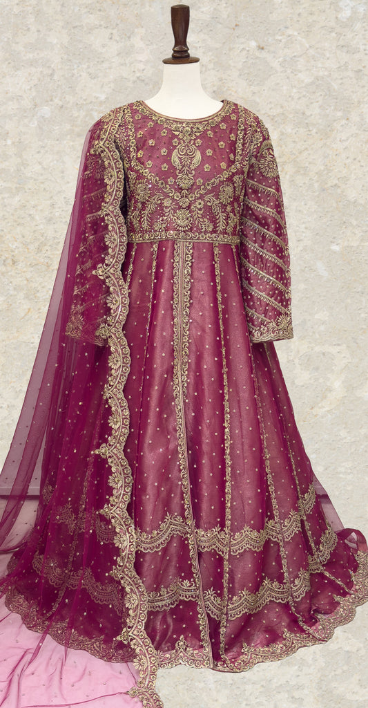 Shanaya | Maxi | Stitched | Hot Pink