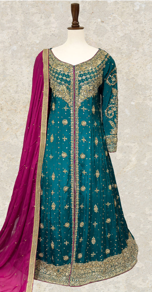 Azure | Maxi | Teal & Pink