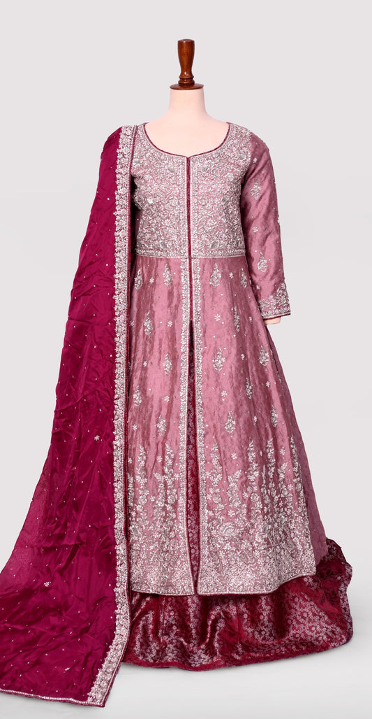 JahanAraah | Maxi | Shiny Red & Pink