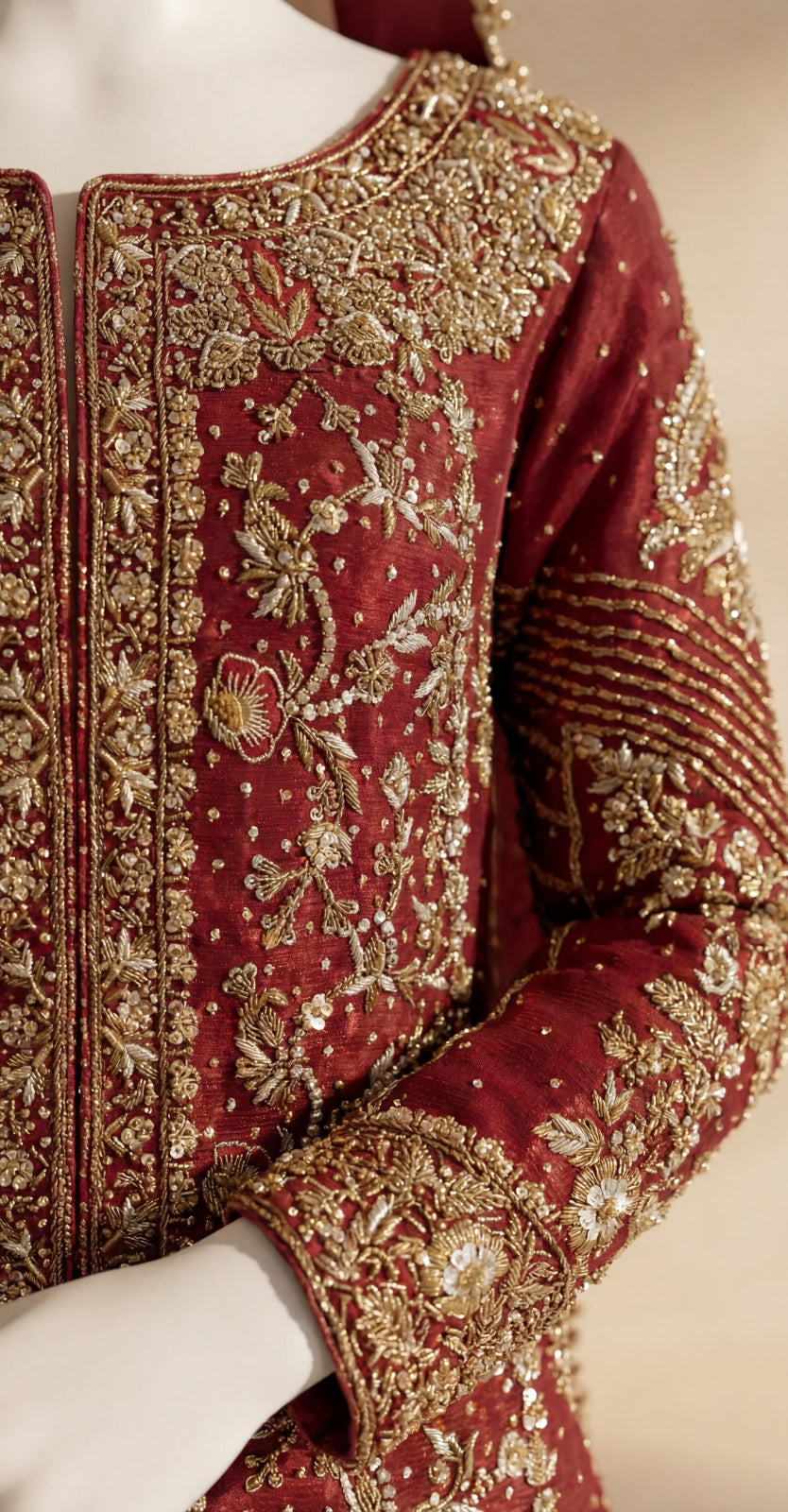 Kiran | Farshi Lehenga | Red