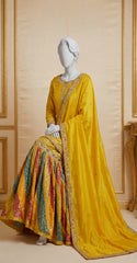 Chatta Patti | Gharara | Yellow